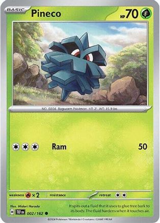 [PKM] Pineco (002/162) [Scarlet & Violet: Temporal Forces]