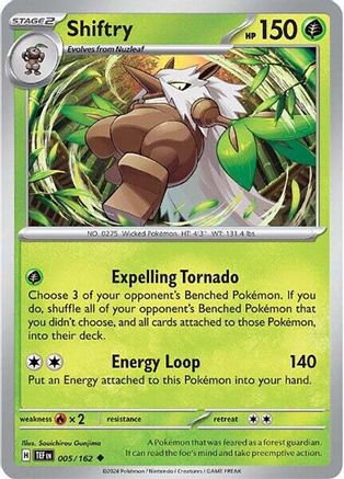 [PKM-C] Shiftry (005/162) [Scarlet & Violet: Temporal Forces]