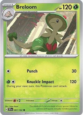 [PKM-C] Breloom (007/162) [Scarlet & Violet: Temporal Forces]