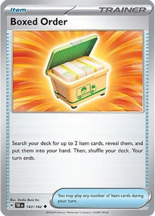 [PKM] Boxed Order (143/162) [Scarlet & Violet: Temporal Forces]