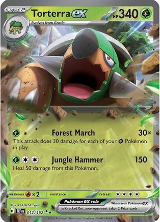 [PKM-R] Torterra ex (012/162) [Scarlet & Violet: Temporal Forces]