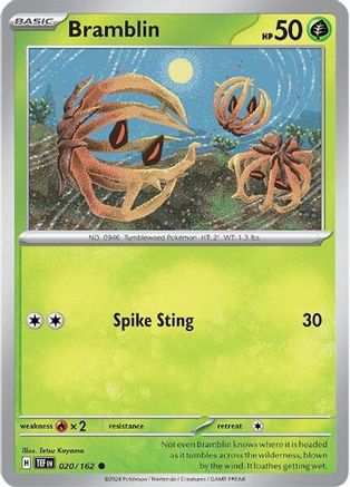 [PKM-C] Bramblin (020/162) [Scarlet & Violet: Temporal Forces]