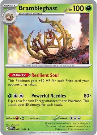 [PKM] Brambleghast (021/162) [Scarlet & Violet: Temporal Forces]