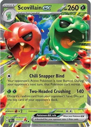 [PKM] Scovillain ex (022/162) [Scarlet & Violet: Temporal Forces]
