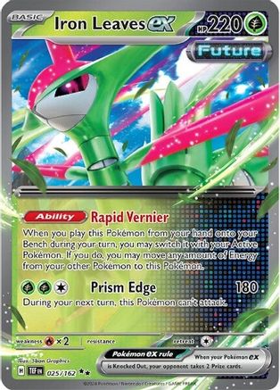 [PKM-R] Iron Leaves ex (025/162) [Scarlet & Violet: Temporal Forces]