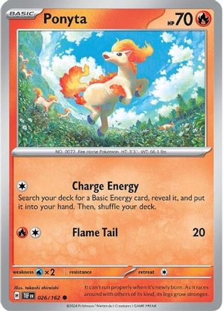 [PKM-C] Ponyta (026/162) [Scarlet & Violet: Temporal Forces]