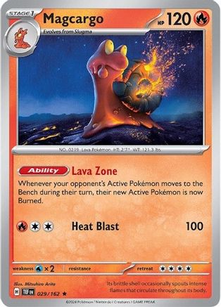 [PKM-R] Magcargo (029/162) [Scarlet & Violet: Temporal Forces]