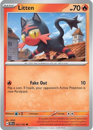 [PKM] Litten (032/162) [Scarlet & Violet: Temporal Forces]