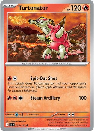 [PKM-C] Turtonator (035/162) [Scarlet & Violet: Temporal Forces]