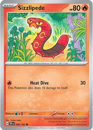 [PKM-C] Sizzlipede (036/162) [Scarlet & Violet: Temporal Forces]