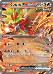 [PKM-R] Gouging Fire ex (038/162) [Scarlet & Violet: Temporal Forces]