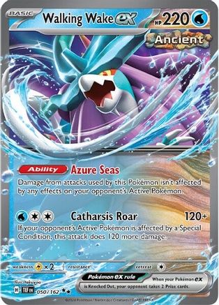 [PKM] Walking Wake ex (050/162) [Scarlet & Violet: Temporal Forces]