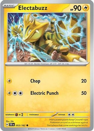[PKM-C] Electabuzz (053/162) [Scarlet & Violet: Temporal Forces]