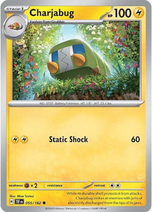 [PKM-C] Charjabug (055/162) [Scarlet & Violet: Temporal Forces]