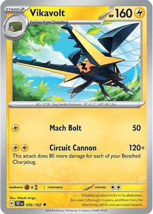 [PKM] Vikavolt (056/162) [Scarlet & Violet: Temporal Forces]