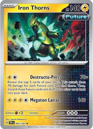 [PKM] Iron Thorns (062/162) [Scarlet & Violet: Temporal Forces]