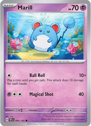 [PKM-C] Marill (064/162) [Scarlet & Violet: Temporal Forces]