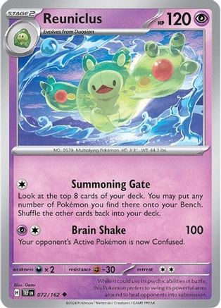 [PKM] Reuniclus (072/162) [Scarlet & Violet: Temporal Forces]