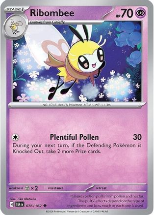 [PKM-C] Ribombee (076/162) [Scarlet & Violet: Temporal Forces]