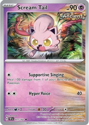 [PKM] Scream Tail (077/162) [Scarlet & Violet: Temporal Forces]