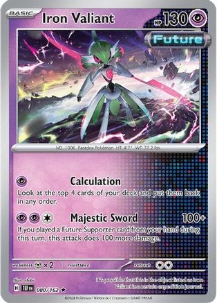 [PKM-R] Iron Valiant (080/162) [Scarlet & Violet: Temporal Forces]