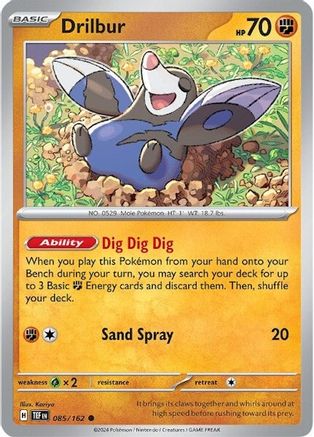 [PKM] Drilbur (085/162) [Scarlet & Violet: Temporal Forces]