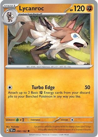 [PKM] Lycanroc (090/162) [Scarlet & Violet: Temporal Forces]