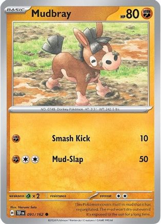 [PKM-C] Mudbray (091/162) [Scarlet & Violet: Temporal Forces]