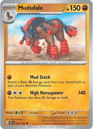 [PKM-C] Mudsdale (092/162) [Scarlet & Violet: Temporal Forces]