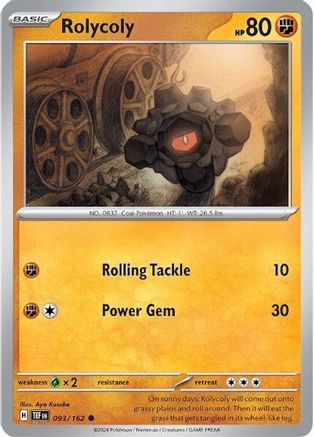 [PKM] Rolycoly (093/162) [Scarlet & Violet: Temporal Forces]