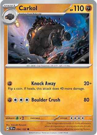 [PKM] Carkol (094/162) [Scarlet & Violet: Temporal Forces]