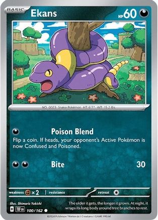 [PKM] Ekans (100/162) [Scarlet & Violet: Temporal Forces]