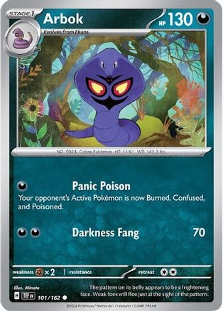 [PKM-C] Arbok (101/162) [Scarlet & Violet: Temporal Forces]