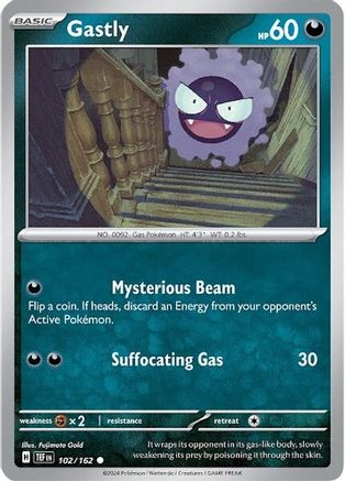 [PKM] Gastly (102/162) [Scarlet & Violet: Temporal Forces]