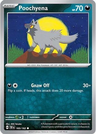 [PKM] Poochyena (105/162) [Scarlet & Violet: Temporal Forces]