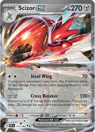 [PKM] Scizor ex (111/162) [Scarlet & Violet: Temporal Forces]