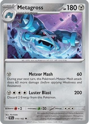 [PKM] Metagross (115/162) [Scarlet & Violet: Temporal Forces]