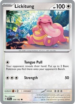 [PKM-C] Lickitung (124/162) [Scarlet & Violet: Temporal Forces]