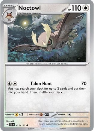 [PKM-C] Noctowl (127/162) [Scarlet & Violet: Temporal Forces]