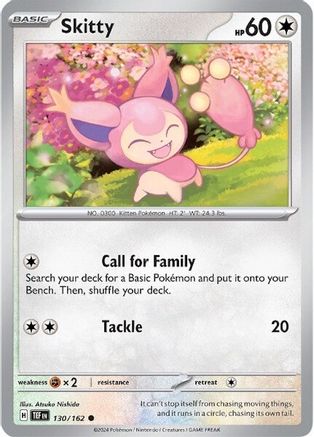 [PKM] Skitty (130/162) [Scarlet & Violet: Temporal Forces]