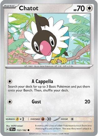 [PKM-C] Chatot (132/162) [Scarlet & Violet: Temporal Forces]