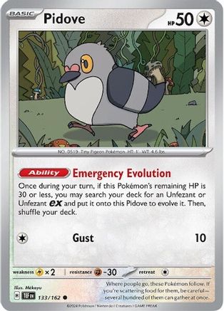 [PKM] Pidove (133/162) [Scarlet & Violet: Temporal Forces]