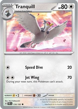 [PKM] Tranquill (134/162) [Scarlet & Violet: Temporal Forces]
