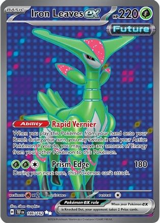 [PKM] Iron Leaves ex (186/162) [Scarlet & Violet: Temporal Forces]