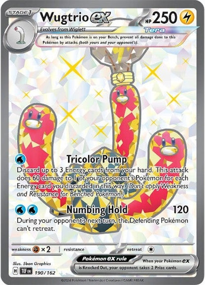 [PKM] Wugtrio ex (190/162) [Scarlet & Violet: Temporal Forces]