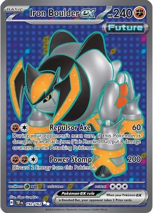 [PKM-R] Iron Boulder ex (192/162) [Scarlet & Violet: Temporal Forces]