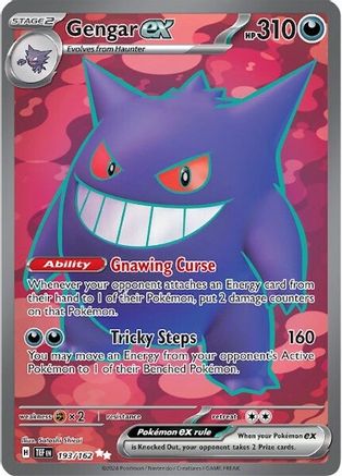 [PKM-R] Gengar ex (193/162) [Scarlet & Violet: Temporal Forces]