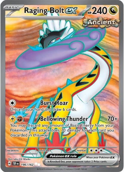 [PKM] Raging Bolt ex (196/162) [Scarlet & Violet: Temporal Forces]