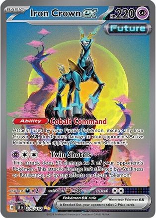 [PKM] Iron Crown ex (206/162) [Scarlet & Violet: Temporal Forces]