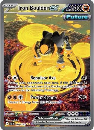 [PKM] Iron Boulder ex (207/162) [Scarlet & Violet: Temporal Forces]